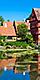 Aarhus, Denmark Colorful homes on a canal