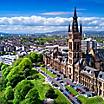 Aerial view of Glasgow, Scotland