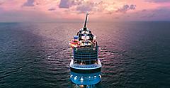 Odyssey of the Seas Sailing during Sunrise 