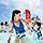 Perfect Day at Coco Cay Mother Daughter Enjoying thee Wave Pool