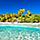 Clear Blue Water Beach in the Caribbean